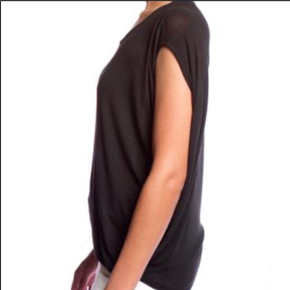 Ella Moss Icon Short Sleeve Tee Shirt Top Black - Picture 3 of 12